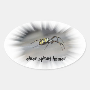 einer spinnt immer Aufkleber