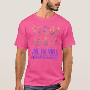 Einer von neun Demenzen Bewusstsein Alzheimer's Aw T-Shirt