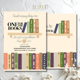 Eines für die Bücher – 30. Geburtstag für Bücherli Einladung