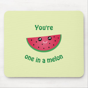 Eines in A Melon Funny Niedlich Kawaii Watermelon Mousepad