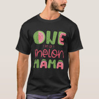Eines in einem Melon Mama Niedliche Wassermelone z