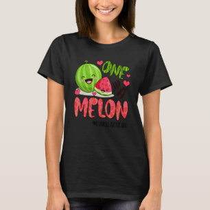 Eines in einem Melon Mittagessen Lady Life Wasserm T-Shirt