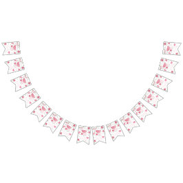 Eines in einem Melon Niedlich Watermelon Girl 1. G Wimpelkette