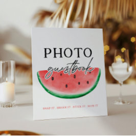 Eines in einem Melon signieren Wassermelone Gästeb Sockelschild