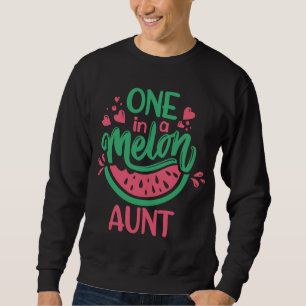 Eines in einer Melontante Sommerfrüchte Wassermelo Sweatshirt