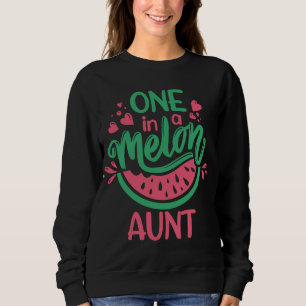 Eines in einer Melontante Sommerfrüchte Wassermelo Sweatshirt