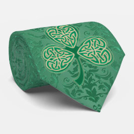 Eines richtigen St Patrick Tagesirische grüne Krawatte