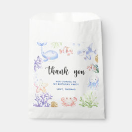 Eines Tages das Meer Geburtstag unter dem Meer Dan Geschenktütchen