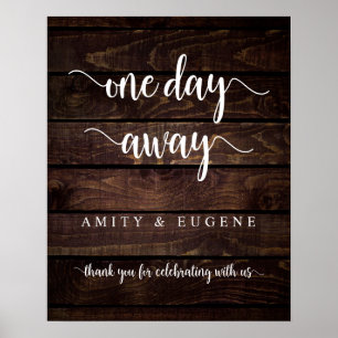 Eines Tages, Hochzeit Probe Dinner Welcome Pos Poster