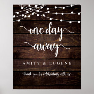 Eines Tages, Hochzeit Probe Dinner Welcome Pos Poster
