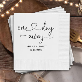 Eines Tages Hochzeitstag Probe Dinner Napkins Serviette