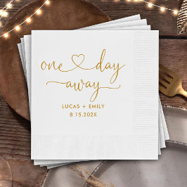Eines Tages Hochzeitstag Probe Dinner Napkins Serviette