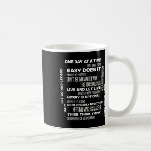 Eines Tages Inspirierte Erholung Sobriety Anni Kaffeetasse