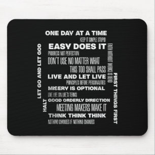 Eines Tages Inspirierte Erholung Sobriety Anni Mousepad