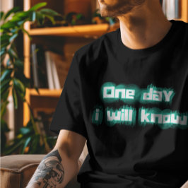 Eines Tages werde ich T - Shirt kennen