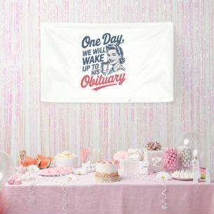 Eines Tages werden wir uns seiner Aussage Geweckt Banner