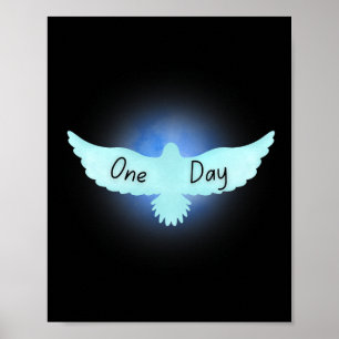 Eines Tages wird es eine friedliche Taube geben, d Poster