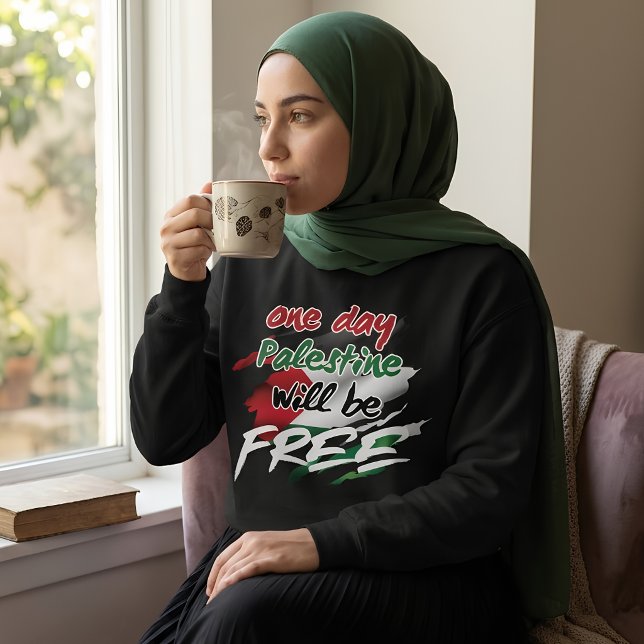 Eines Tages wird Palästina FREI sein Sweatshirt (Von Creator hochgeladen)
