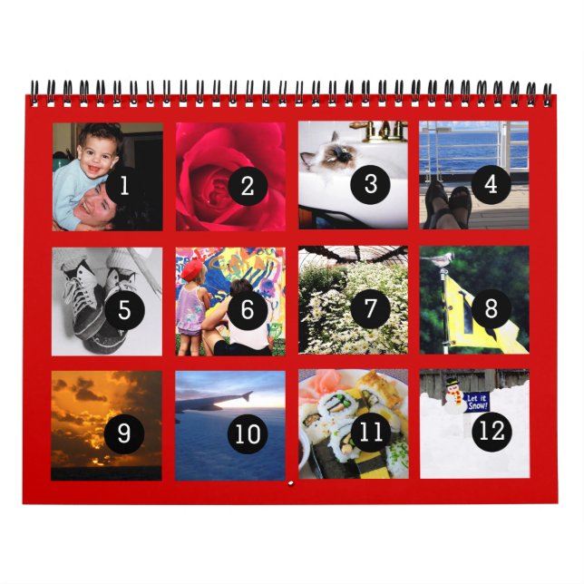 Einfach 1 bis 12 Foto-Kalender erstellen Kalender (Titelbild)