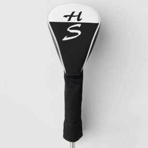 Einfach 2 Farben & Ihre Monogram + Ihre Ideen Golf Headcover