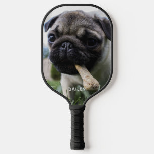 Einfach 2 Foto Personalisiert Pickleball Schläger