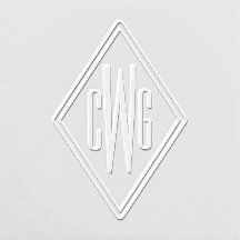 Einfach 3 Anfangsbuchstaben Monogramm #5 Diamantra