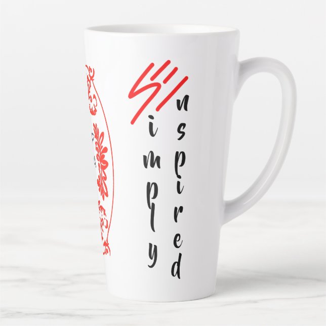 Einfach "A Cup on a Time" ausgesprochen "Latte Tas Milchtasse (Rechts)
