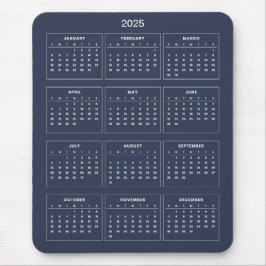 Einfach aber elegant - Kalender 2025 | Mousepad