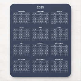 Einfach aber elegant - Kalender 2025 | Mousepad