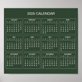 Einfach aber elegant - Kalender 2025 | Poster