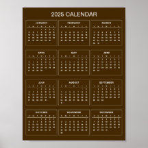 Einfach aber elegant - Kalender 2025 |