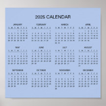 Einfach aber elegant - Kalender 2025 | Poster