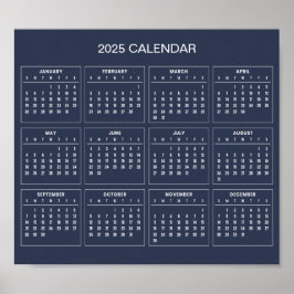 Einfach aber elegant - Kalender 2025 | Poster