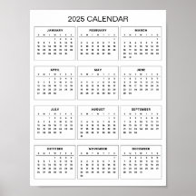Einfach aber elegant - Kalender 2025 |
