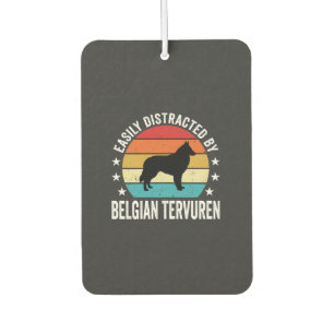 Einfach abgelenkt durch belgischen Tervuren-Hund Autolufterfrischer