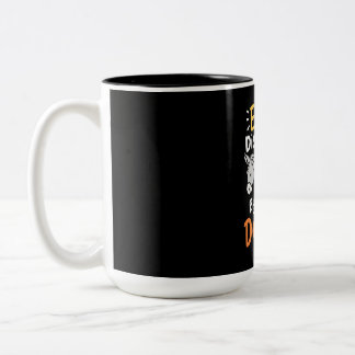 Einfach abgelenkt durch Esel Zweifarbige Tasse