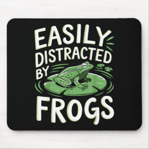 Einfach abgelenkt durch Frösche Lustige Frösche Li Mousepad