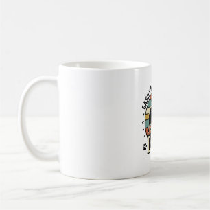 Einfach abgelenkt durch Hunde Vintage Silhouette D Kaffeetasse