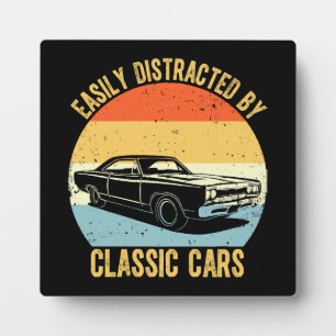 Einfach abgelenkt durch Oldtimer Fotoplatte