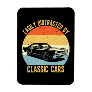 Einfach abgelenkt durch Oldtimer Magnet