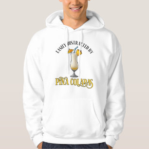 Einfach abgelenkt durch Pina Coladas Hoodie