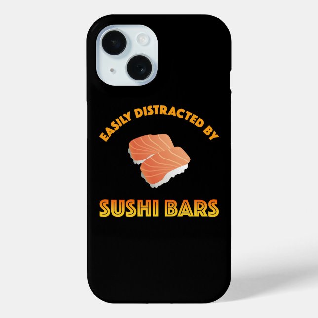 Einfach abgelenkt durch Sushi-Bars Case-Mate iPhone Hülle (Rückseite)