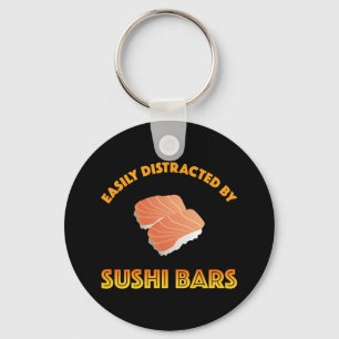 Einfach abgelenkt durch Sushi-Bars Schlüsselanhänger