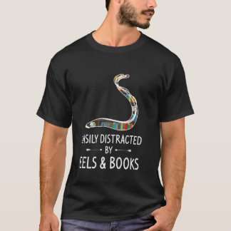 Einfach abgelenkt von Aalen und Bücherliebhaber Ka T-Shirt