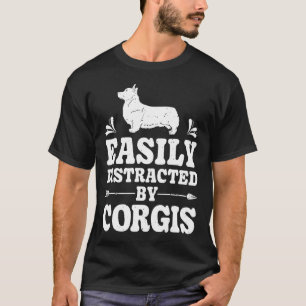 Einfach abgelenkt von Corgis Corgi Hund Männer T-Shirt