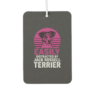 Einfach abgelenkt von Jack Russell Terrier Autolufterfrischer