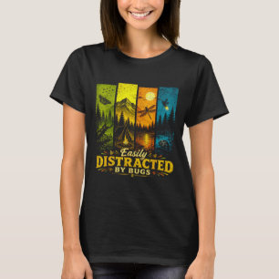 Einfach abgelenkt von Käfern Vintage-Shirt Camping T-Shirt