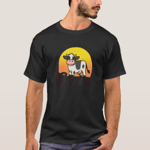Einfach abgelenkt von Kühen Tier Retro Vinta T-Shirt