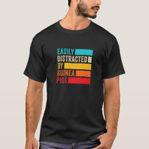 Einfach abgelenkt von Meerschweinchen Tierliebhabe T-Shirt