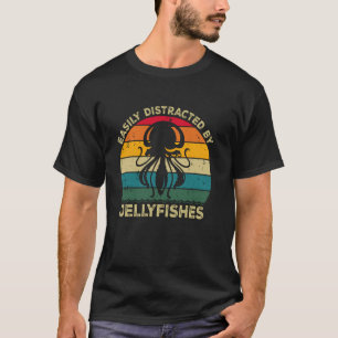 Einfach abgelenkt von Quallen Lustige süße Quallen T-Shirt
